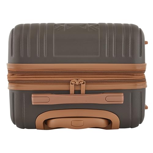 Wrangler 22" and 18" Heartland 2-Piece Carry-On Luggage Set, Chocolate