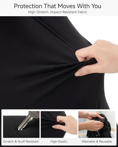 LUGGEX Luggage Cover, Suitcase Covers for Luggage with Hook & Loop Bottom Closure, Luggage Covers for Suitcase Tsa Approved (Fit 24-27in)
