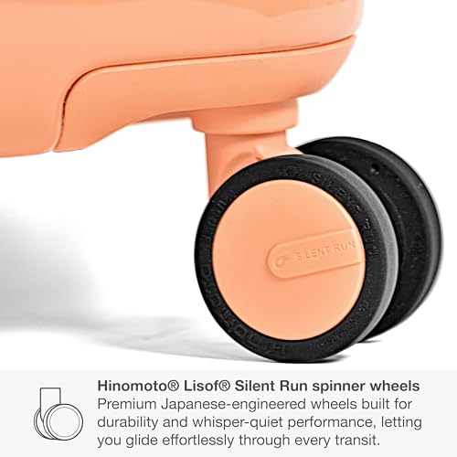 Traveler's Choice Phenom Hardside Spinner Luggage Set, TSA Lock, Tangerine, 3-Piece Set (21/25/29)