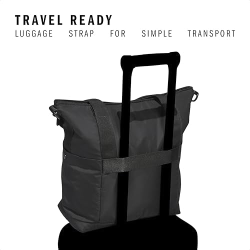 adidas All Me Tote Bag – Everyday Carryall with Crossbody Strap, Black/2, OSFA
