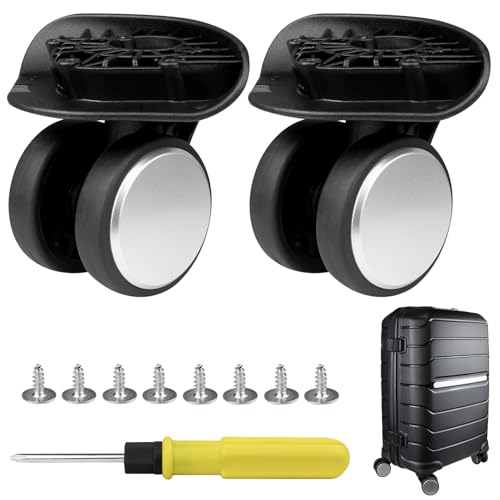 Toofire Wheels for Samsonite Freeform Hardside, Replacement Kit for Carry On Spinner Luggage (2 Pack)