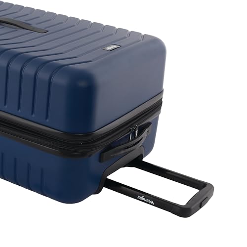 Wrangler Trunk Spinner Suitcase Set, Poseidon Blue, 3 Luggage Set