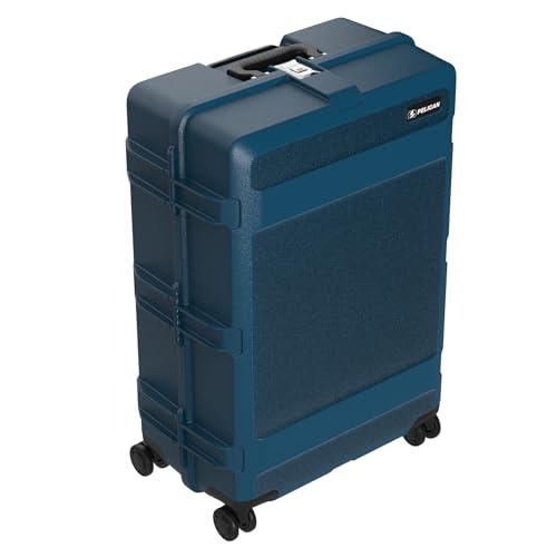Pelican ATX Hard Case Luggage with Wheels - Waterproof Hardshell - Large Size (30 Inch) Check-In Suitcase (Indigo)