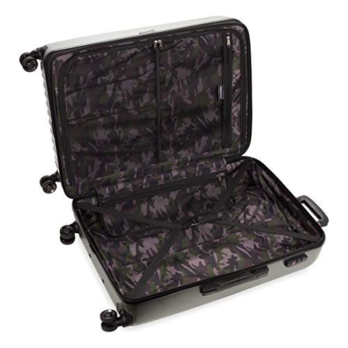 SwissGear 7272 Energie Expandable Hardside Luggage with Spinner Wheels and TSA Lock, Gunmetal, Checked-Large 27-Inch