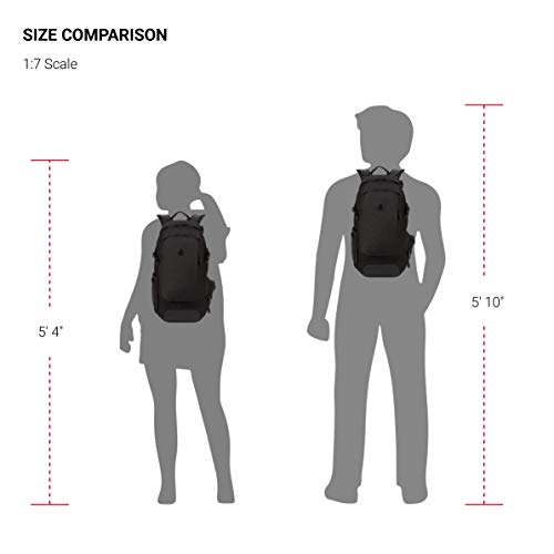 SwissGear 3598 Backpack, Narrow Daypack, Ideal for Commuting and College