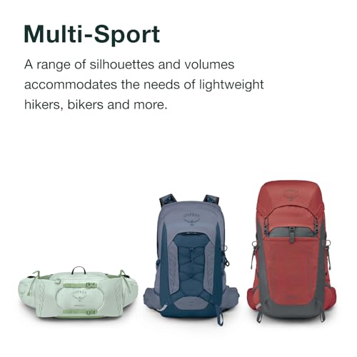 Osprey Tempest 22L Women's Lightweight Hiking Backpack - Small Daypack for Travel & Camping, Deep Fig/Hotspot Pink