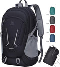 MIYCOO Backpack - Ultra Lightweight Packable Backpack for Travel Camping, Hiking Back Pack Waterproof Foldable Daypack for Men Women Black