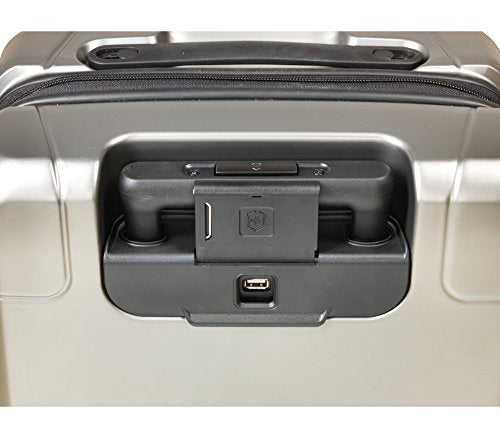 Victorinox Lexicon Hardside Expandable Spinner Luggage, Titanium, Carry-On-Global (21") (602104)