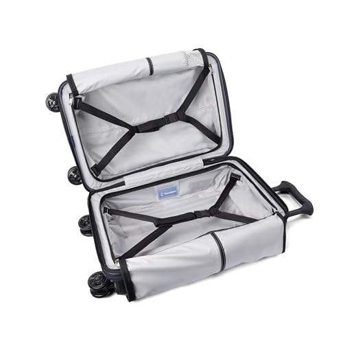 Travelpro Platinum Elite Hardside Expandable Carry on Luggage, 8 Wheel Spinner, TSA Lock, Hard Shell Polycarbonate Suitcase, Aviator Navy, Carry on 21-Inch