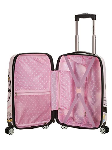 Rockland Departure Hardside Spinner Wheel Luggage, New York, Carry-On 20-Inch