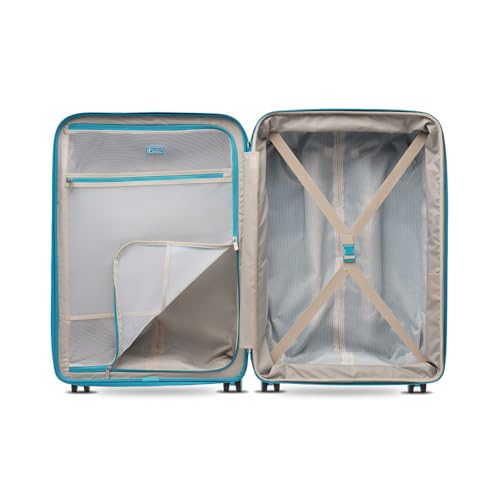 Atlantic Luggage Convertible Medium to Large, Checked Expandable Hardside Spinner