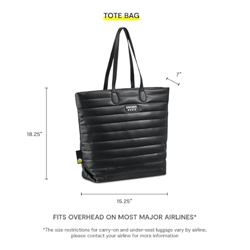 DELSEY PARIS Cruise 3.0 Tote Bag, Black, 18 Inch
