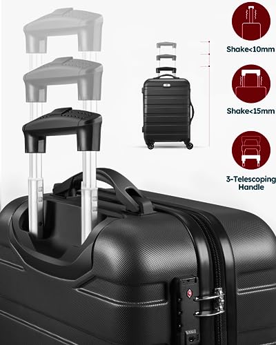 Suitour Luggage Sets 2 Piece with Spinner Wheels,Hard Shell 20 Carry on Suitcase and 28 inch Luggage with Spinner Wheels Suitcase Set with TSA Lock(20in/28in)