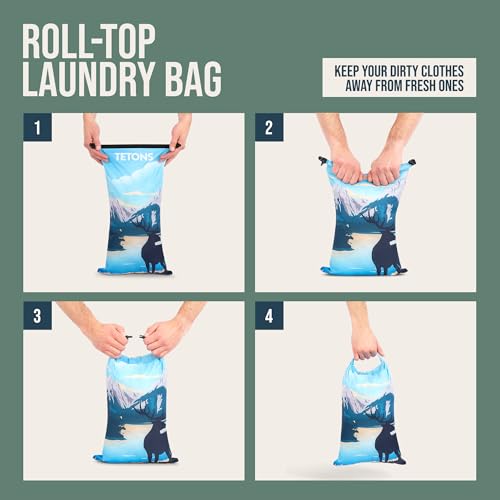 Large Compression Packing Cubes for Travel-Packing Cube Luggage Organizers 7 Piece Set for Checked Luggage-Ultralight, Expandable/Compression Bags by TRIPPED Travel Gear (National Parks)