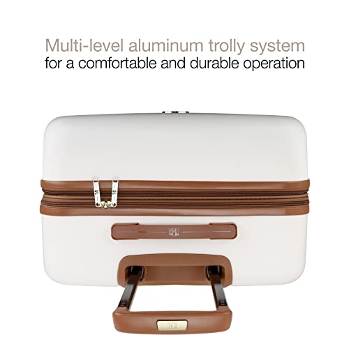 Badgley Mischka Grace 3 Piece Expandable Retro Luggage Set, 3 Piece Set