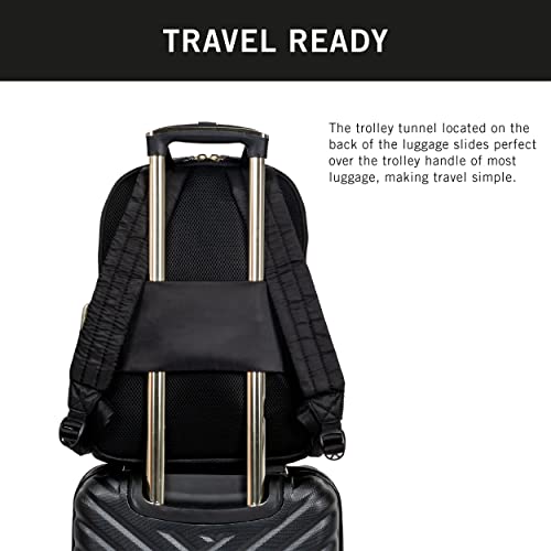 Kenneth Cole REACTION Sophie Backpack, Black, 15" Laptop