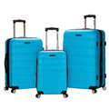 Rockland Melbourne Hardside 3 Piece Expandable Spinner Wheel Luggage Set, (20"/24"/28"), Turquoise