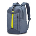 High Sierra Large Backpack Reflective Accent Comfortable Mesh Back School Bag with Tablet Device Sleeve and Adjustable Straps, Grey Blue