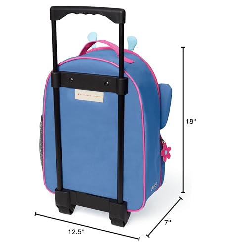 Skip Hop Kids Luggage with Wheels, Zoo, Butterfly (Pack of 2)