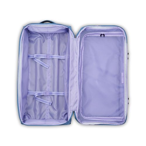 florence by mills On A Roll Two Wheel Rolling Travel Duffle Bag, Zinc Blue, 28 Inch