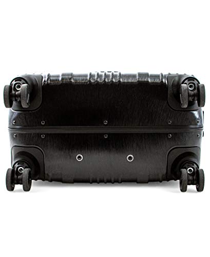 Calvin Klein Fulton 2.0 Hardside Spinner Luggage with TSA Lock, Black, 25 Inch