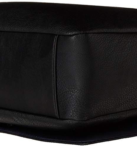 Tommy Hilfiger Men's Leo Messenger Bag, Pebble Black, One Size US
