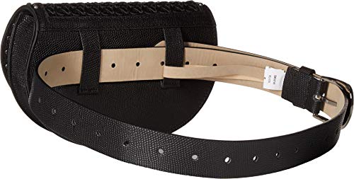 Steve Madden Woven Belt Bag Black SM
