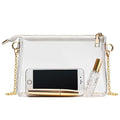BS-VOG Clear Purse for Women - Stadium Approved Small Crossbody Bag with Zipper, Clear Stadium Bag for Concerts Sports