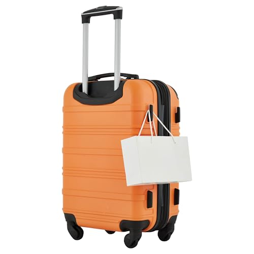 Travelers Club Phoenix Luggage, Sun Orange, 22-Inch Carry-On