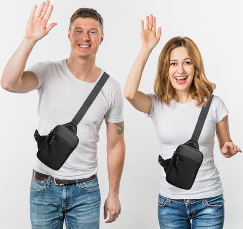 higouta Mini Sling Bag for Men Women, Small Crossbody Waterproof Practical Shoulder Chest Bag for Travel Work Sport