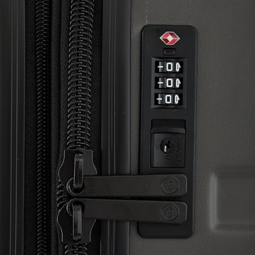 Wrangler ATG Outland Expandable Hardside Luggage, Gull Gray, 3 Piece Set