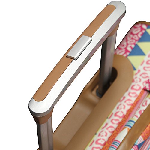 Lily Bloom Luggage Set 4 Piece Suitcase Collection With Spinner Wheels For Woman (On The Prowl)