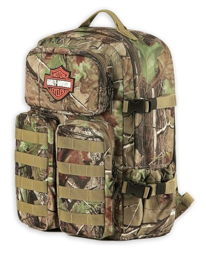 Harley-Davidson Realtree® Camo Bar & Shield Backpack, High-Density Polyester
