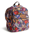 Vera Bradley Women's Premium Cotton Bancroft Backpack, Colorful Bouquet, One Size