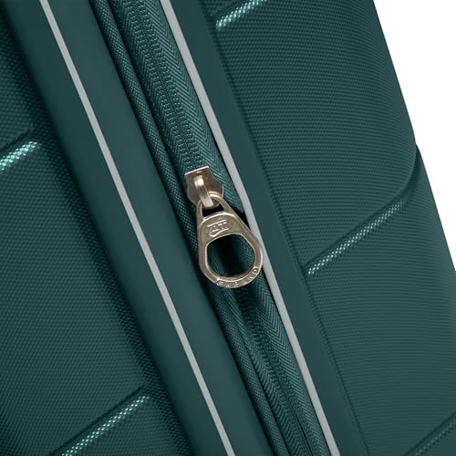 American Tourister Stratum 2.0 Hardside Expandable Luggage with Spinners, Pine Green, 2PC SET (Carry-on/Medium)