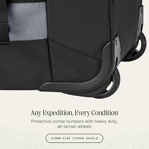 Eagle Creek Cargo Hauler XT Wheeled Duffel - Wheeled Backpack Duffel - Deployable Backpack Straps - Lockable U-Lid & Easy Access Compartment - 32" - Charcoal