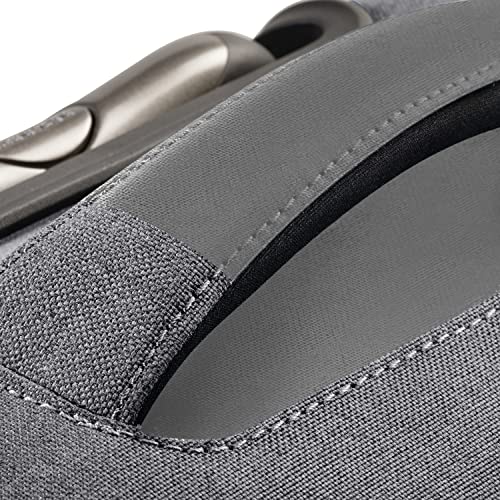 Ricardo Beverly Hills Malibu Bay 3.0 Softside, 4 Wheel Spinner, Lightweight Suitcase, Unisex, Stylish, Gray, Carry-On 20-Inch
