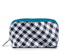 LeSportsac Boxed Rectangular Cosmetic Case (Azure Gingham)