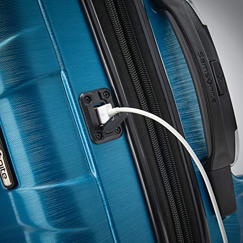 Samsonite Centric 2 Hardside Expandable Luggage with Spinner Wheels, 2-Piece Set (20/28),Caribbean Blue