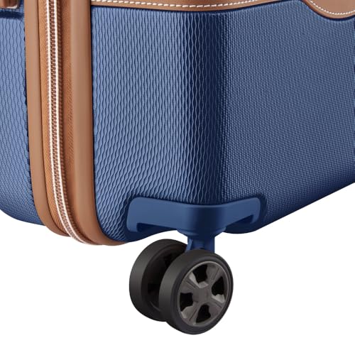 DELSEY PARIS Chatelet Air 2.0 Hardside Luggage with Spinner Wheels, Navy Blue, Carry on Plus 20 Inch