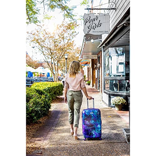 American Tourister Moonlight Hardside Expandable Luggage with Spinner Wheels, Cosmos, Carry-On 21-Inch