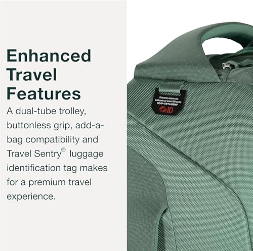 Osprey Sojourn 25"/60L Wheeled Travel Backpack with Harness, Koseret Green
