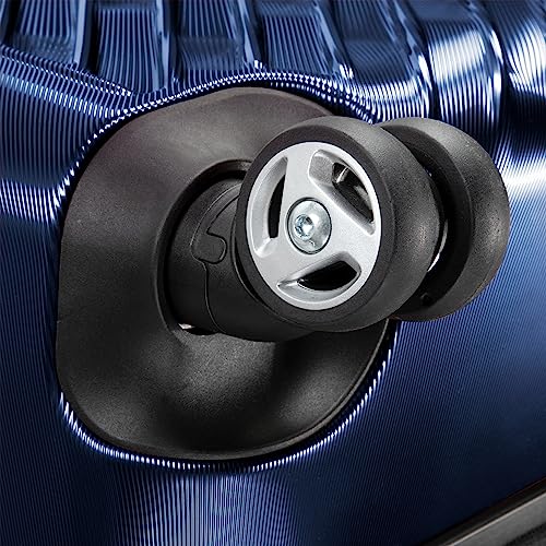 Ricardo Melrose Hardside 2-Piece Set (20" and 25") with FREE Travel Kit (Prussian Blue)