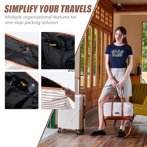 CONCEPTEN Luggage Sets 5 Piece, Hardside Spinner Suitcases with Wheels, Lightweight Carry On Luggage Set with TSA Lock, 20in 24in 28in ABS Hardshell Travel Set, Black