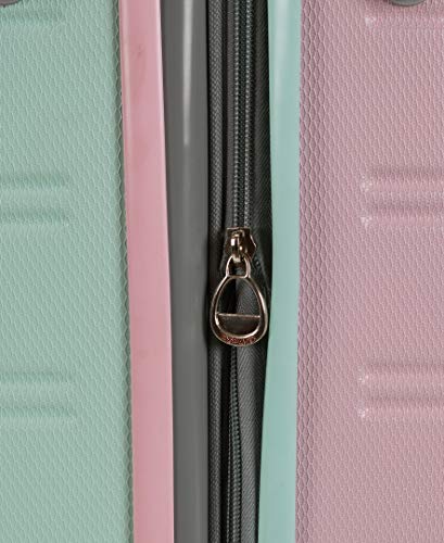 Rockland Melbourne Hardside Expandable Spinner Wheel Luggage, Carry-On 20", Mint