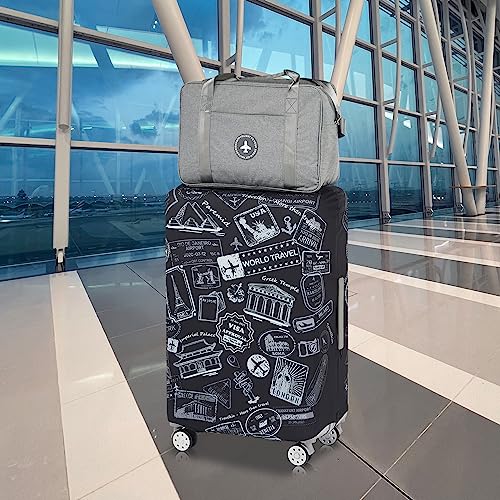 TRAVELKIN more than travel Luggage Covers For Suitcase Tsa Approved,Suitcase Cover Protector Fit 18-32 Inch Luggage