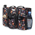 TOPDesign Utility Water Resistant Tote Bag with 13 Exterior & Interior Pockets, Top Zipper Closure & Thick Bottom Support, for Working Women, Teachers, Nurses, Accountants (Small Floral)