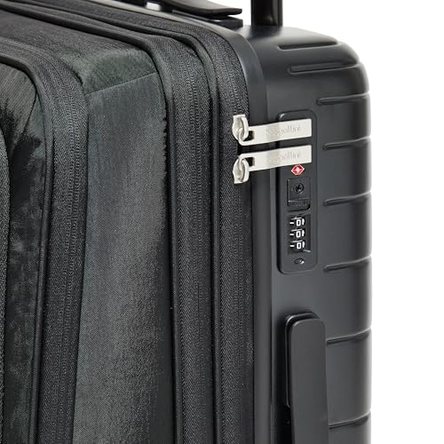 Baggallini Set Wave 22” 4 Wheel Hybrid Carry-On Luggage - Lightweight Carry On Suitcase with Wheels