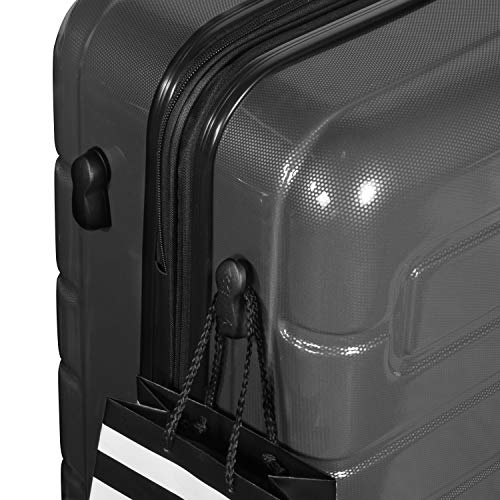 Olympia U.S.A. Nema 25-inch Luggage Expandable Lightweight Hardside Double 4 Wheel Spinner Suitcase with TSA Lock and Hidden Laptop Compartment