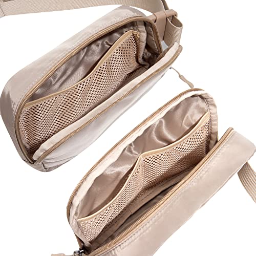 Belt bag Fanny pack crossbody bags for women Everywhere belt bag (Khaki)